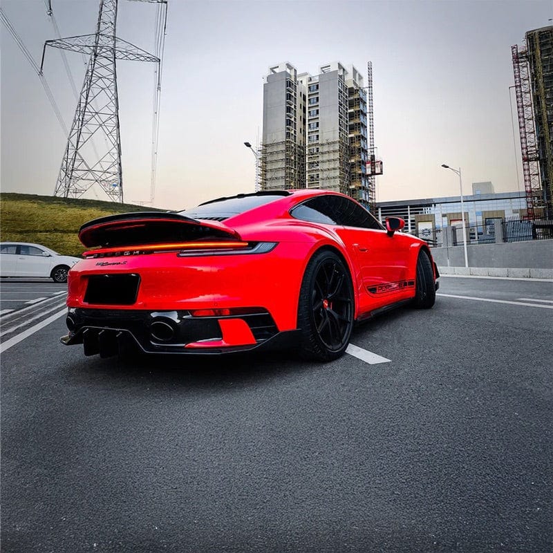 Porsche Carrera/Targa/Convertible (992/911) DP Style Carbon Fibre Rear Diffuser - Twenty Two Tuning Rear Diffuser
