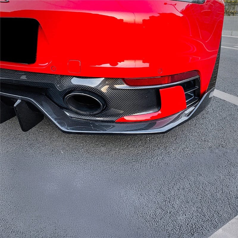 Porsche Carrera/Targa/Convertible (992/911) DP Style Carbon Fibre Rear Diffuser - Twenty Two Tuning Rear Diffuser