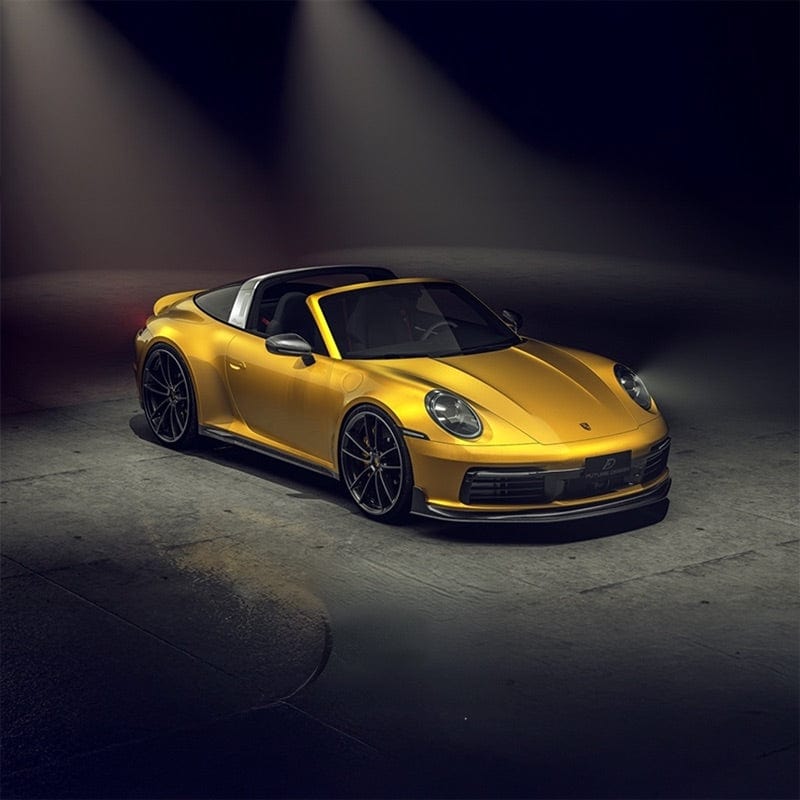 Porsche Carrera/Targa/Convertible (992/911) Future Design Carbon Fibre Front Lip - Future Design Front Lip