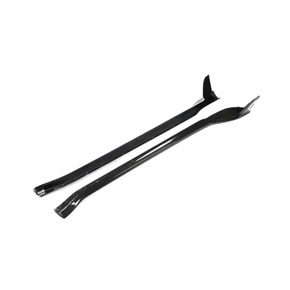 Porsche Carrera Turbo (992.1/911) PT Style Carbon Fibre Side Skirts - Twenty Two Tuning Side Skirts