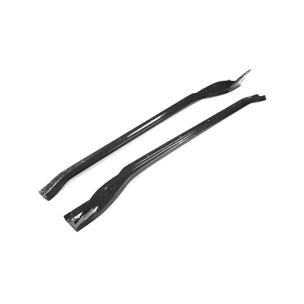 Porsche Carrera Turbo (992.1/911) PT Style Carbon Fibre Side Skirts - Twenty Two Tuning Side Skirts