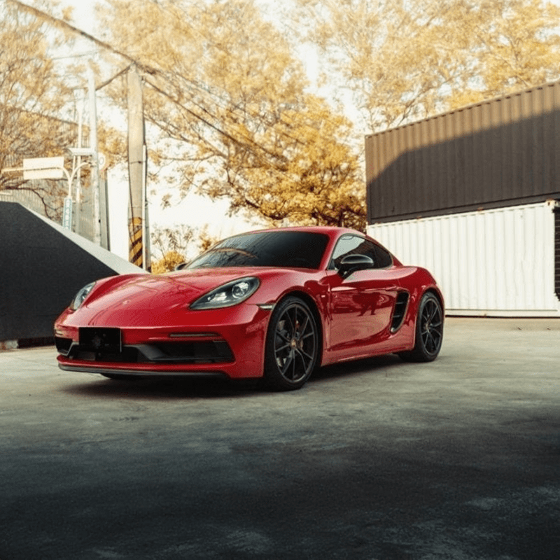 Porsche Cayman/Boxter (718) OEM+ Carbon Fibre Intake Vent Trims - Twenty Two Tuning Rear Fender Vent