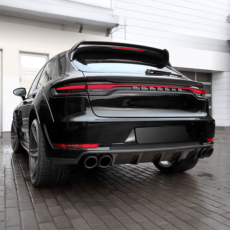 Porsche Macan (95B) Pre-Facelift TopCar Style Carbon Fibre Rear Mid Spoiler - Twenty Two Tuning Rear Spoiler