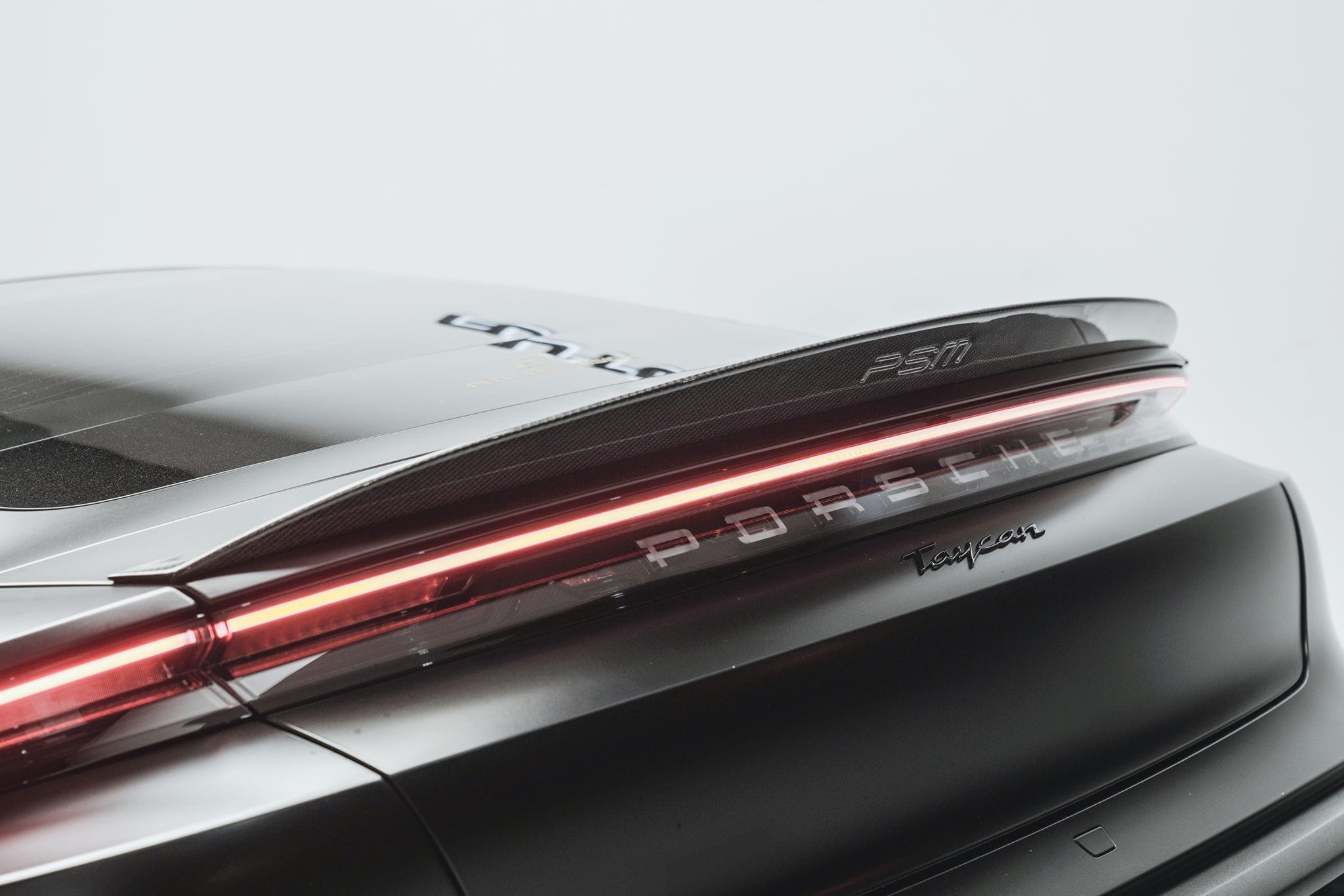 Porsche Taycan 9J1 PSM Dynamic Carbon Fiber Rear Spoiler