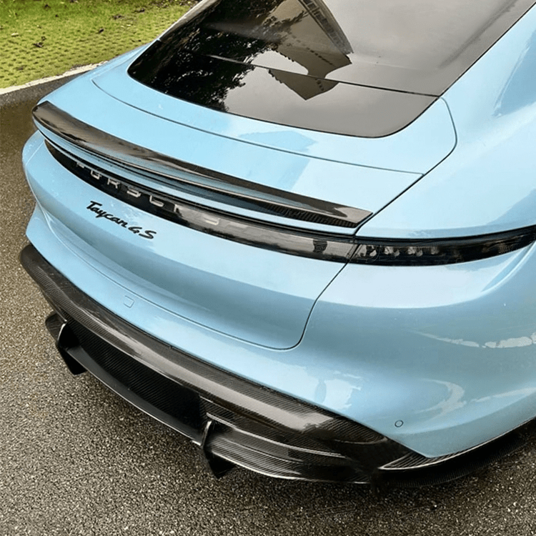Porsche Taycan Turbo/4 S (Saloon) RT Style Carbon Fibre Rear Spoiler - Twenty Two Tuning Rear Spoiler