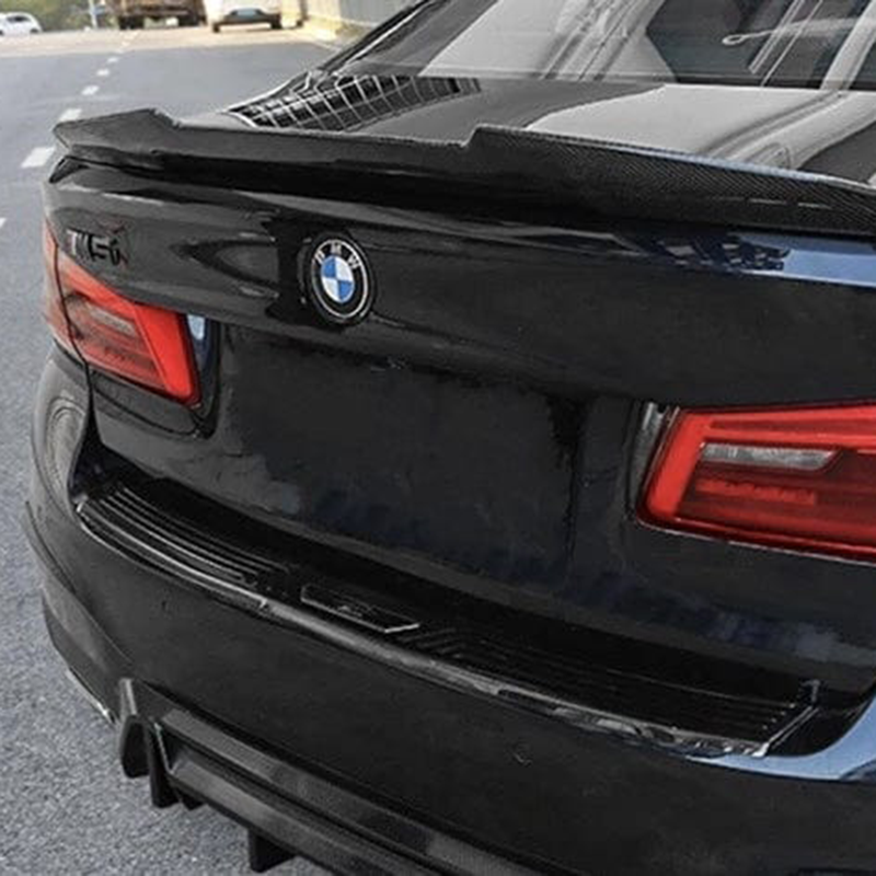 PSM Style Carbon Fibre Rear Spoiler - Compatible with BMW 5 Series/M5 (F10) - Twenty Two Tuning Trunk & Rear