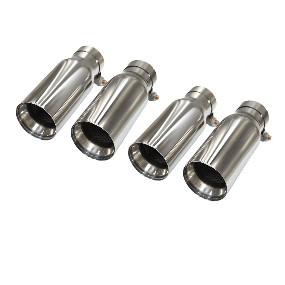 (S65) Euro Stainless Steel Exhaust Tips - Compatible with BMW M3 (E90/E92/E93) - Twenty Two Tuning Exhaust Tips