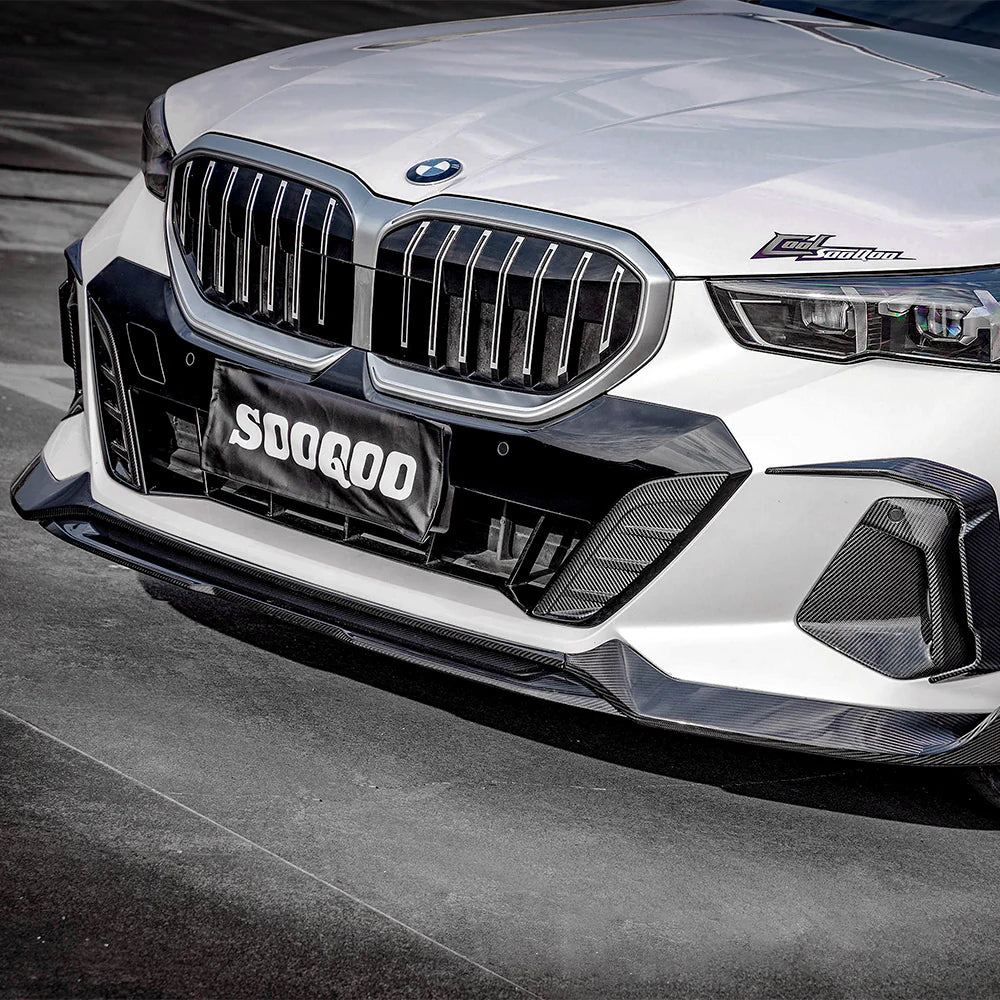 SOOQOO Carbon Fiber Front Lip - Compatible with BMW 5 Series (G60/G61) - SOOQOO Official Front Lip