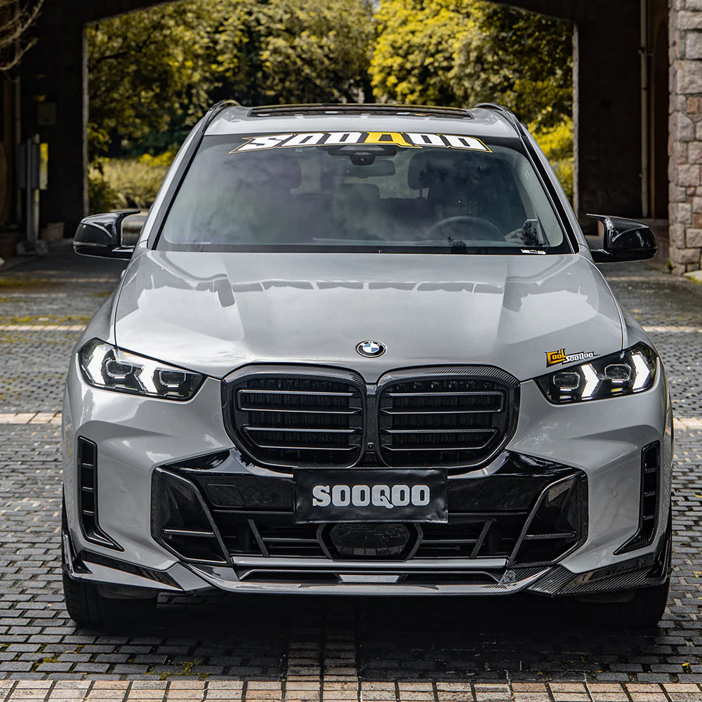 SOOQOO Carbon Fiber Front Lip - Compatible with BMW X5 LCI (G05) - SOOQOO Official Front Lip