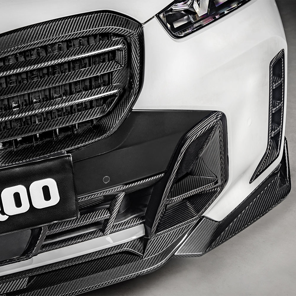 SOOQOO Carbon Fiber Front Lower Grille - Compatible with BMW X5 LCI (G05) - SOOQOO Official Front Canards/Bumper Inserts