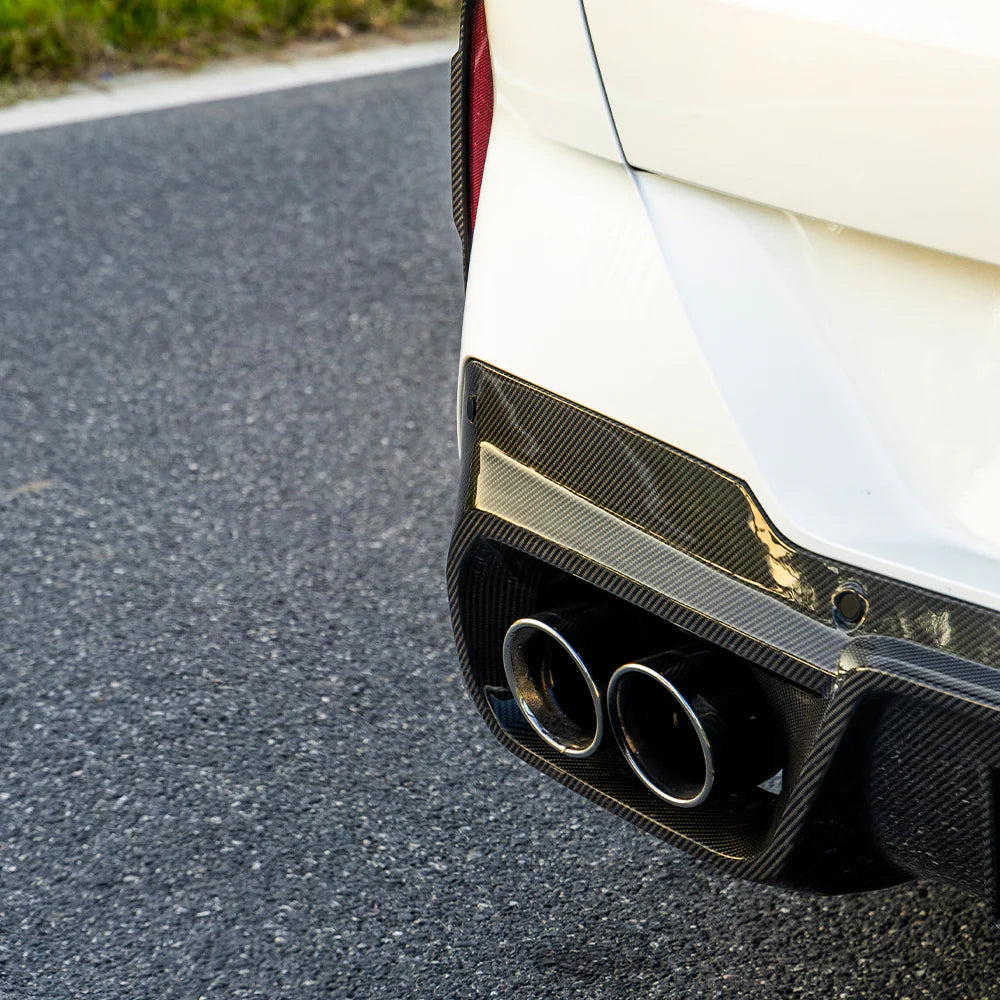SOOQOO Carbon Fiber Rear Diffuser - Compatible with BMW X3 (G45) - SOOQOO Official Rear Diffuser