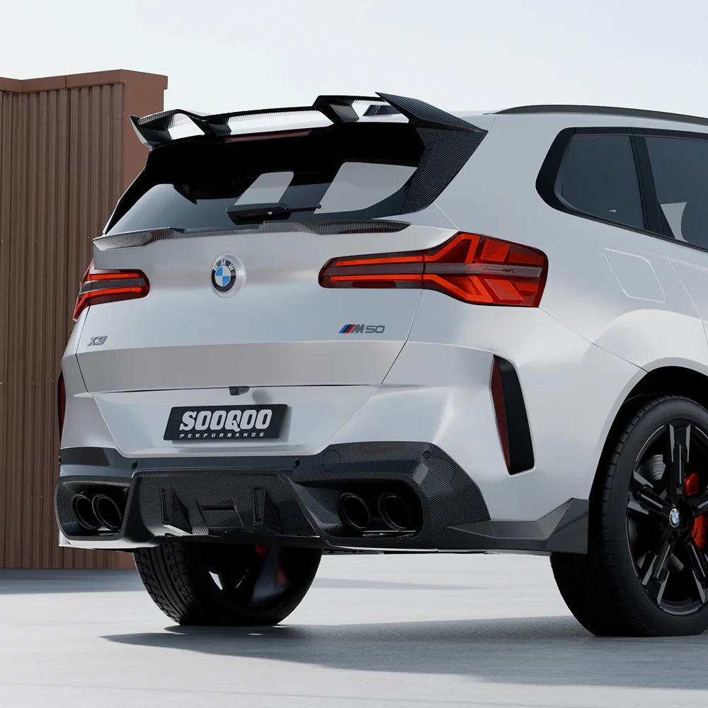 SOOQOO Carbon Fiber Rear Mid Spoiler - Compatible with BMW X3 (G45) - SOOQOO Official Rear Spoiler