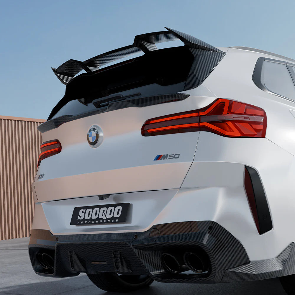 SOOQOO Carbon Fiber Rear Mid Spoiler - Compatible with BMW X3 (G45) - SOOQOO Official Rear Spoiler