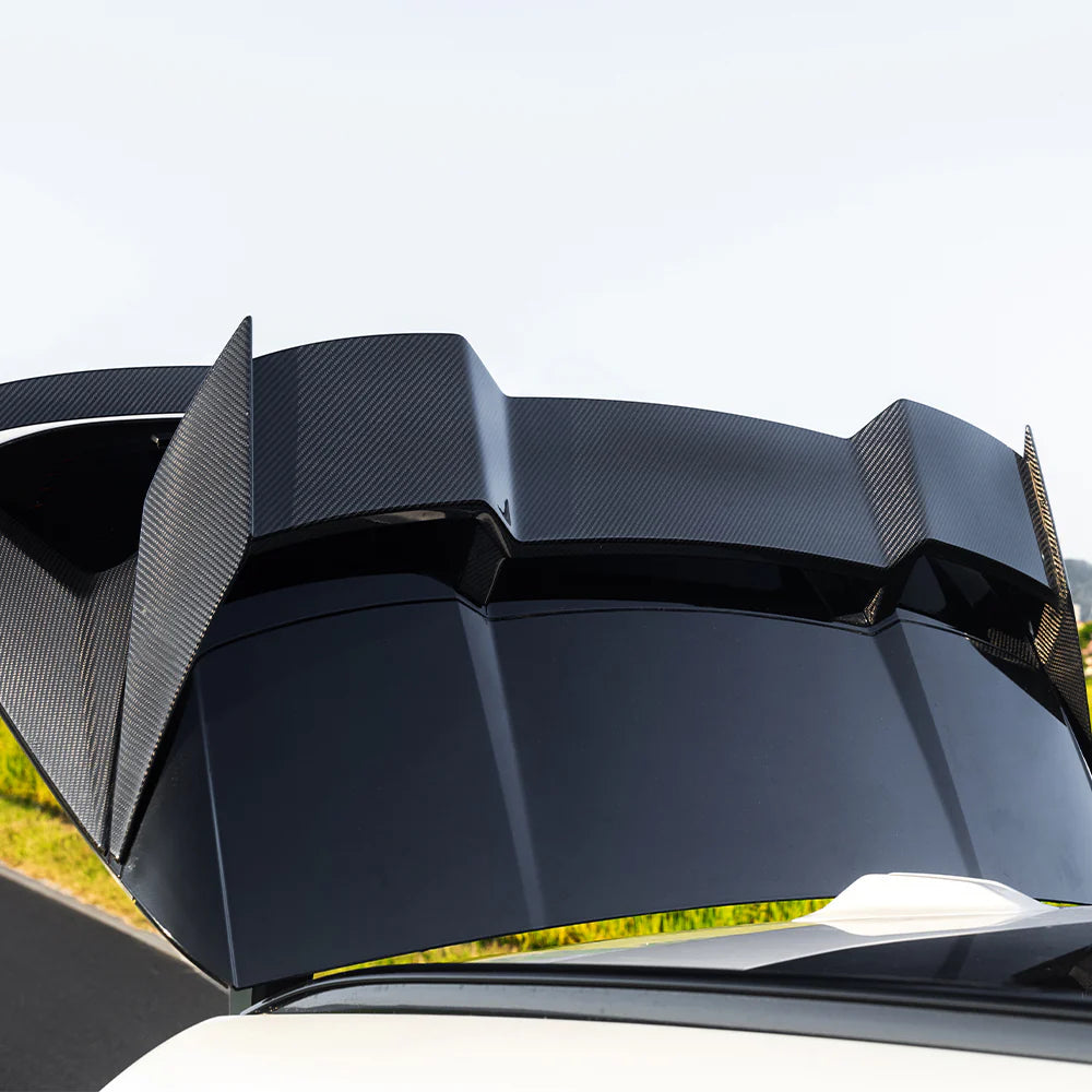 SOOQOO Carbon Fiber Rear Roof Spoiler - Compatible with BMW X3 (G45) - SOOQOO Official Rear Spoiler