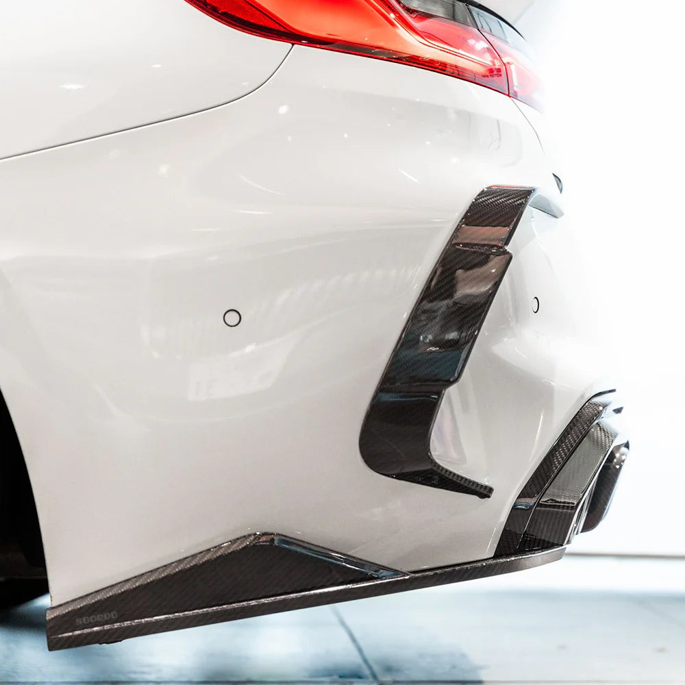 SOOQOO Carbon Fibre Rear Bumper Diffuser - Compatible with BMW M8 (F91/F92/F93) - SOOQOO Official Rear Diffuser