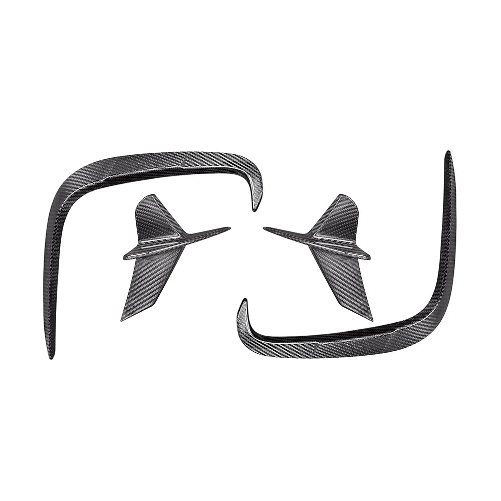 SOOQOO Carbon Fibre Rear Bumper Inserts - Compatible with BMW 8 Series (G14/G15/G16) - SOOQOO Official Rear Canards