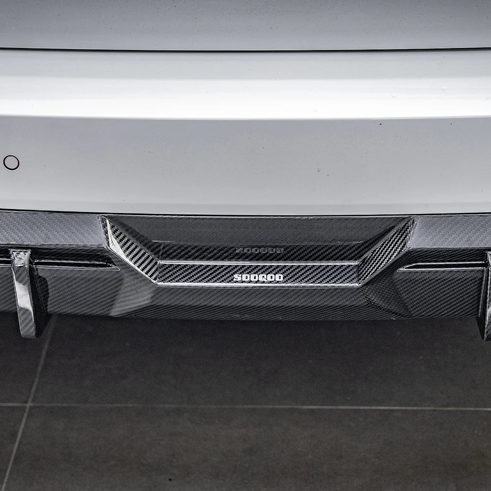 SOOQOO Carbon Fibre Rear Diffuser - Compatible with BMW X3 (G01) - SOOQOO Official Rear Diffuser