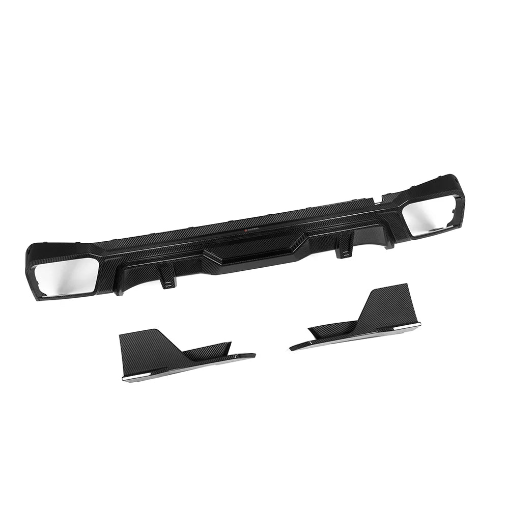 SOOQOO Carbon Fibre Rear Diffuser - Compatible with BMW X5 (G05) - Twenty Two Tuning Rear Diffuser