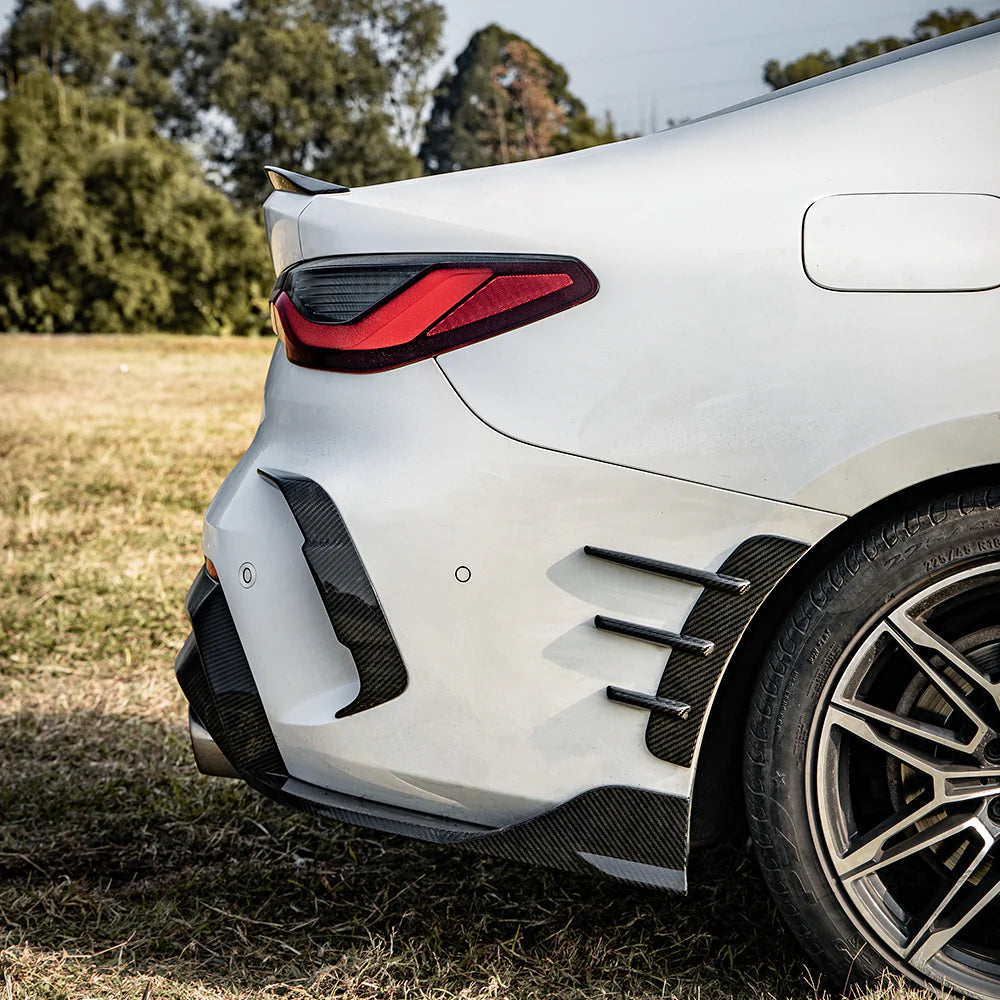 SOOQOO Carbon Fibre Rear Fender Trims - Compatible with BMW 4 Series (G22/G23) - SOOQOO Official Rear Fender Vent