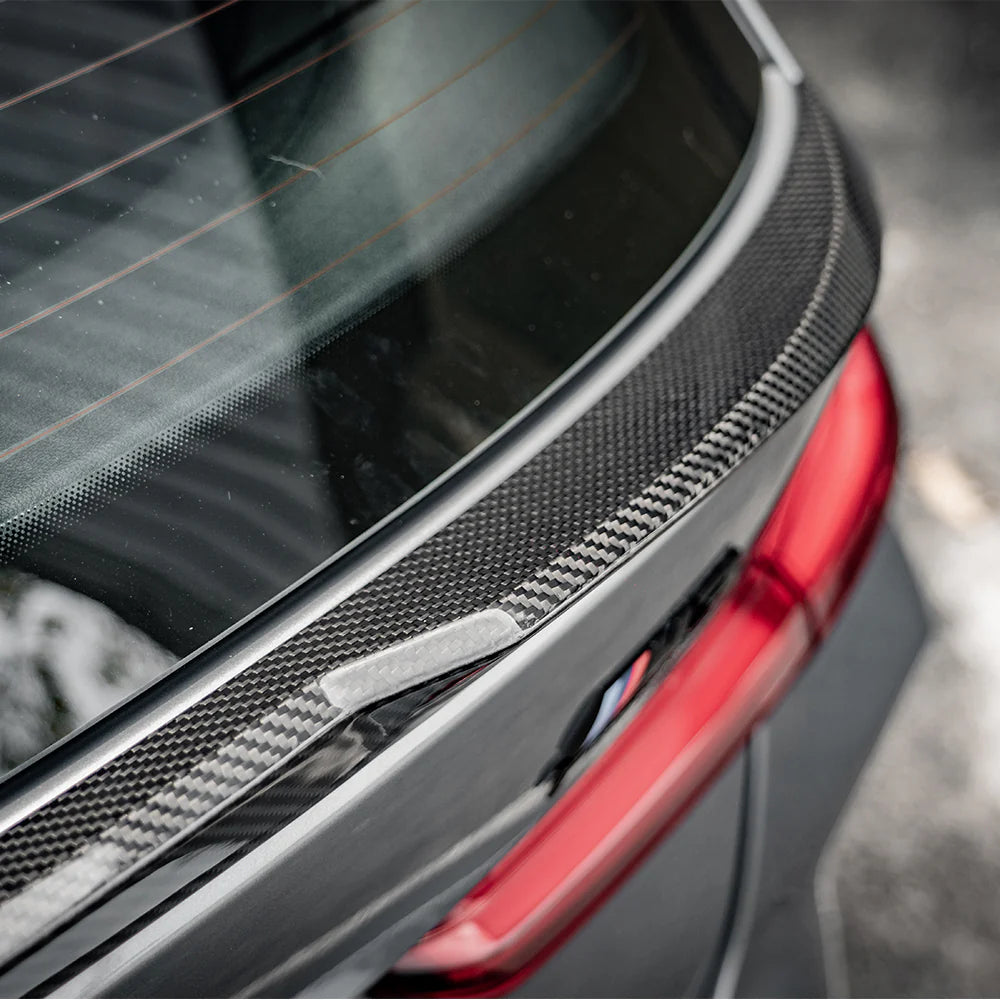 SOOQOO Carbon Fibre Rear Mid Spoiler - Compatible with BMW M3 (G81) - SOOQOO Official Rear Spoiler