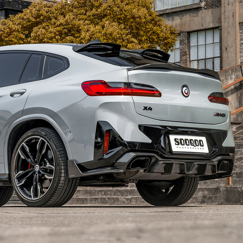 SOOQOO Carbon Fibre Rear Mid Spoiler - Compatible with BMW X4/X4M (G02/F98) - SOOQOO Official Rear Spoiler