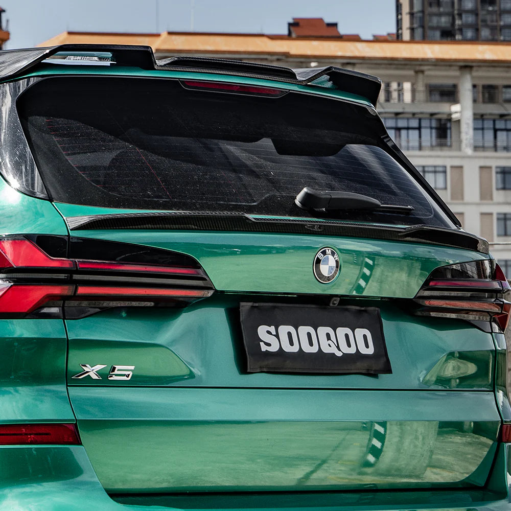 SOOQOO Carbon Fibre Rear Upper Trunk Spoiler - Compatible with BMW X5 (G05) - SOOQOO Official Rear Spoiler