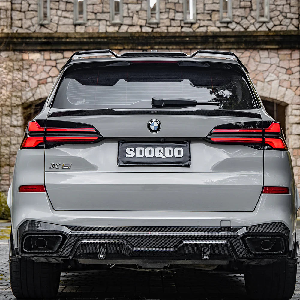 SOOQOO Carbon Fibre Rear Upper Trunk Spoiler - Compatible with BMW X5 (G05) - SOOQOO Official Rear Spoiler