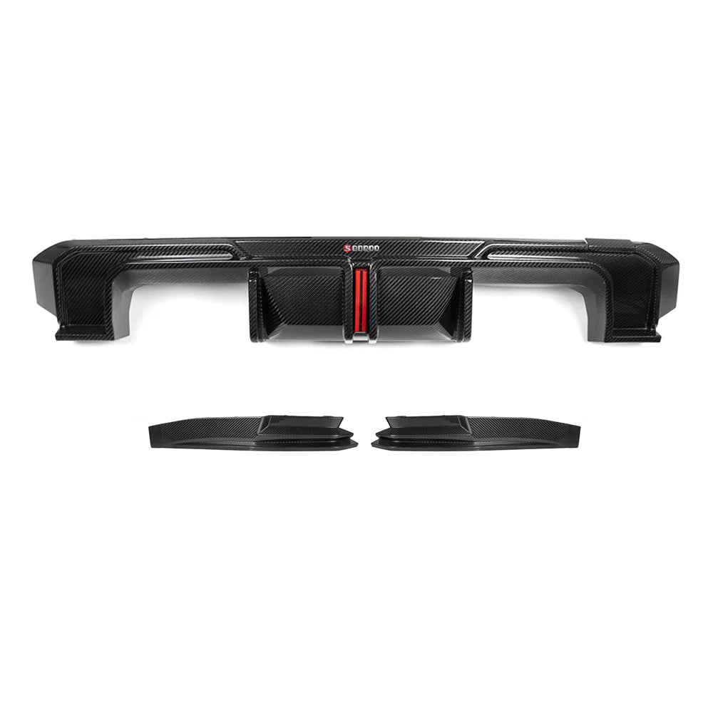SOOQOO V1 Carbon Fibre Rear Diffuser - Compatible with BMW M3/M4 (G80/G81/G82/G83) - SOOQOO Official Rear Diffuser