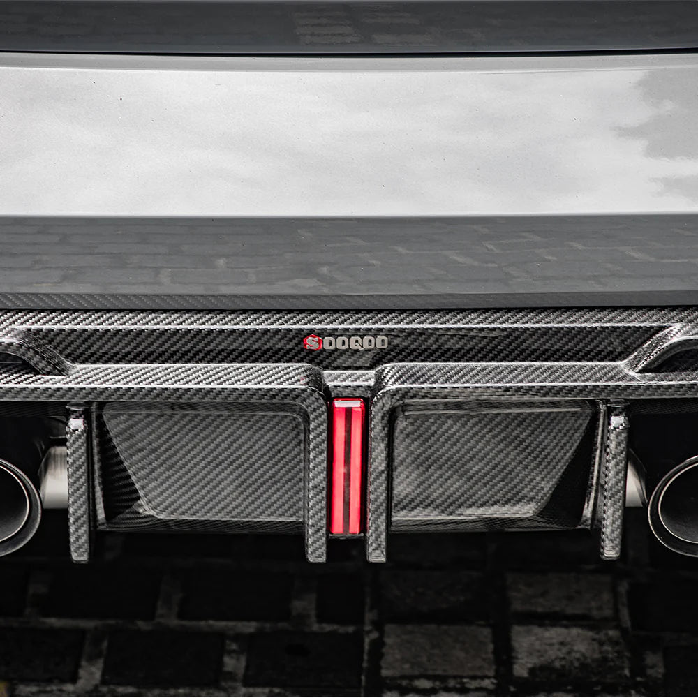 SOOQOO V1 Carbon Fibre Rear Diffuser - Compatible with BMW M3/M4 (G80/G81/G82/G83) - SOOQOO Official Rear Diffuser