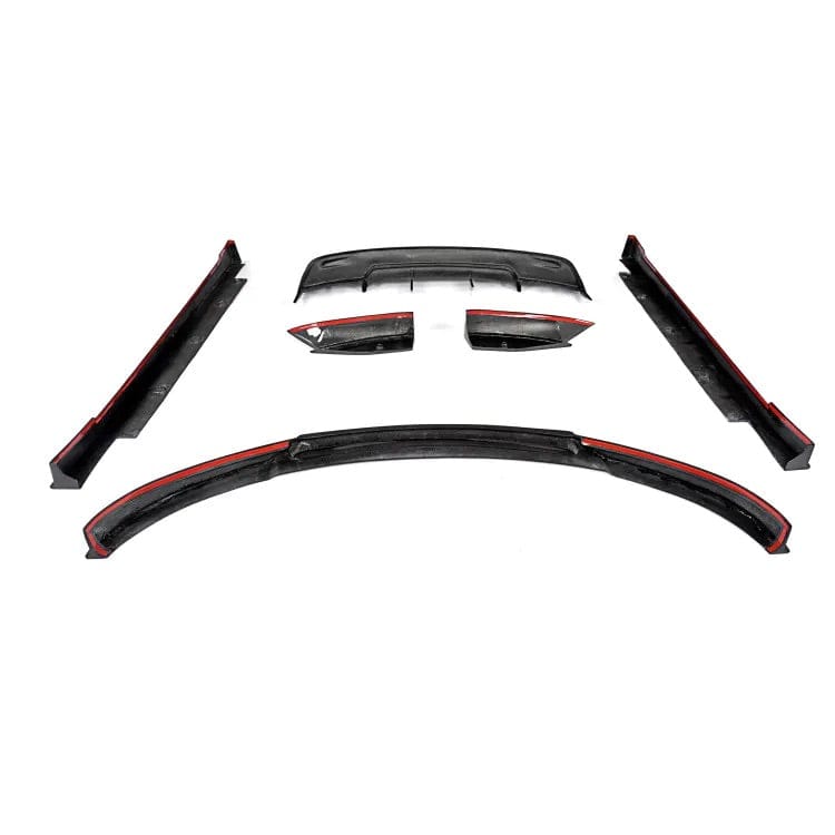 Tesla Model S (Pre-Facelift) REVO Style Carbon Fibre Body Kit - Twenty Two Tuning Full Styling Kit