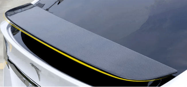 Tesla Model X (1st Gen) OEM+ Style Carbon Fibre Rear Spoiler - Twenty Two Tuning Rear Spoiler