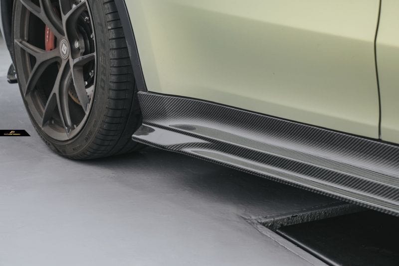 Tesla Model Y Future Design Carbon Fibre Side Skirts - Future Design Side Skirts