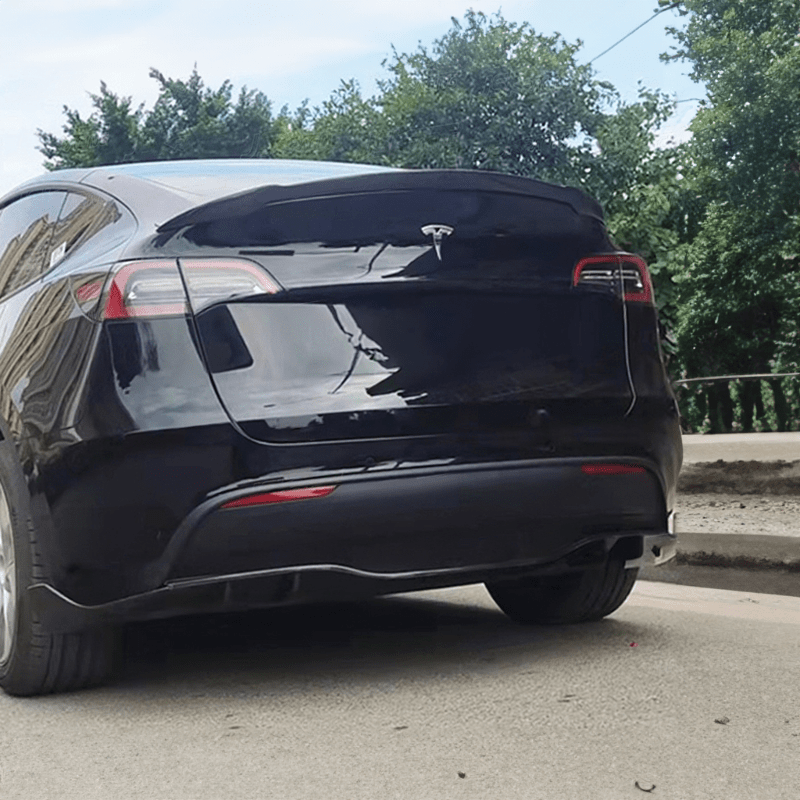 Tesla Model Y V Style Carbon Fibre Rear Diffuser - Twenty Two Tuning Rear Diffuser