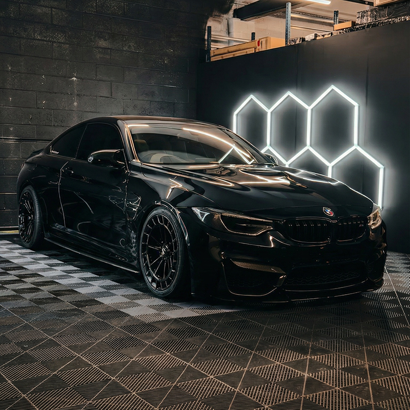 TTT Carbon Fiber Headlight Intake Replacement - Compatible with BMW M3/M4 (F80/F82/F83) - Twenty Two Tuning Headlight/Headlamp Replacement