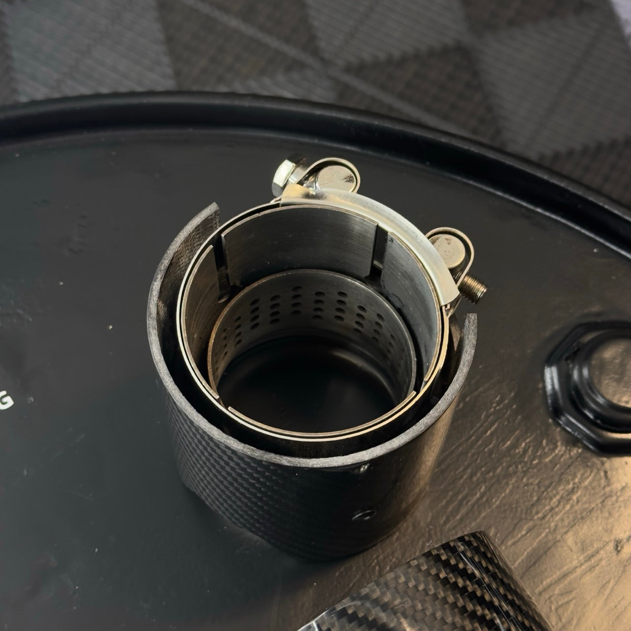 TTT Carbon Fibre Exhaust Tips - Compatible with BMW M2 (F87) - Twenty Two Tuning Exhaust Tips