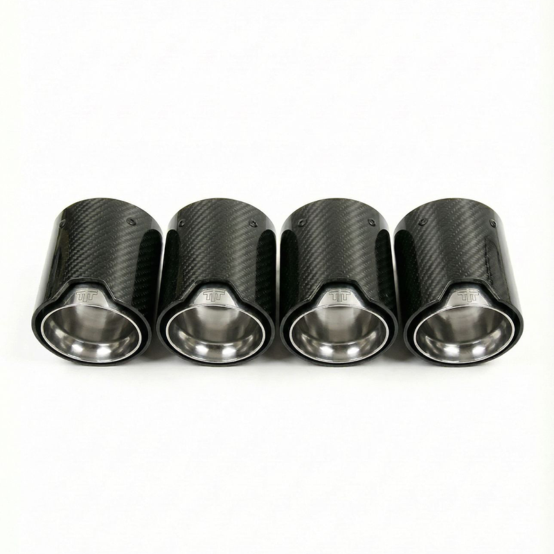 TTT Carbon Fibre Exhaust Tips - Compatible with BMW M3/M4 (G80/G81/G82/G83) - Twenty Two Tuning Exhaust Tips