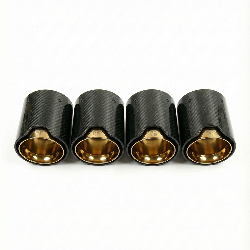 TTT Carbon Fibre Exhaust Tips - Compatible with BMW M3/M4 (G80/G81/G82/G83) - Twenty Two Tuning Exhaust Tips