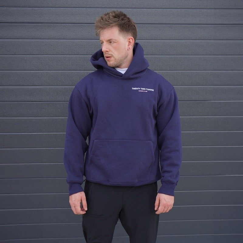 Twenty Two Tuning Owners Club Hoodie Navy Blue - Twenty Two Tuning Clothing
