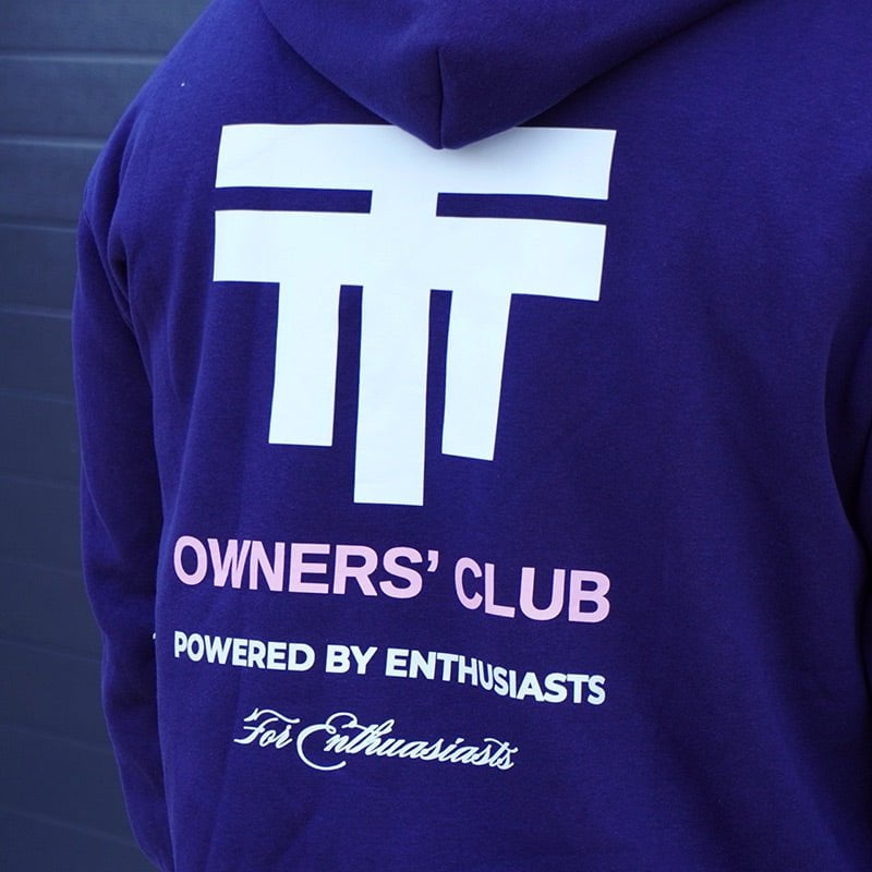 Twenty Two Tuning Owners Club Hoodie Navy Blue - Twenty Two Tuning Clothing