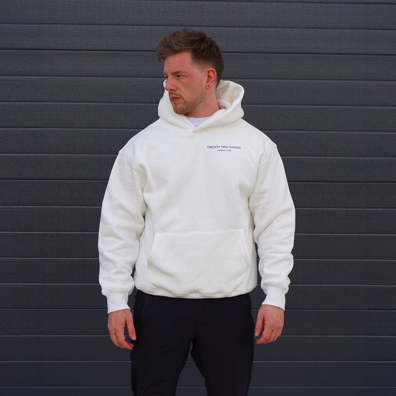 Twenty Two Tuning Owners Club Hoodie White - Twenty Two Tuning Clothing