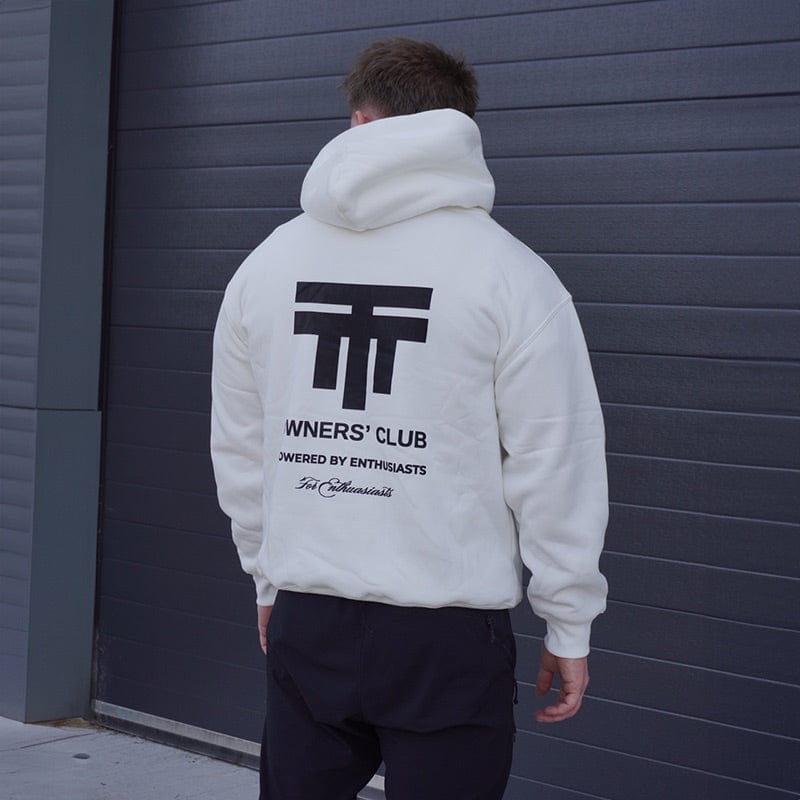 Twenty Two Tuning Owners Club Hoodie White - Twenty Two Tuning Clothing