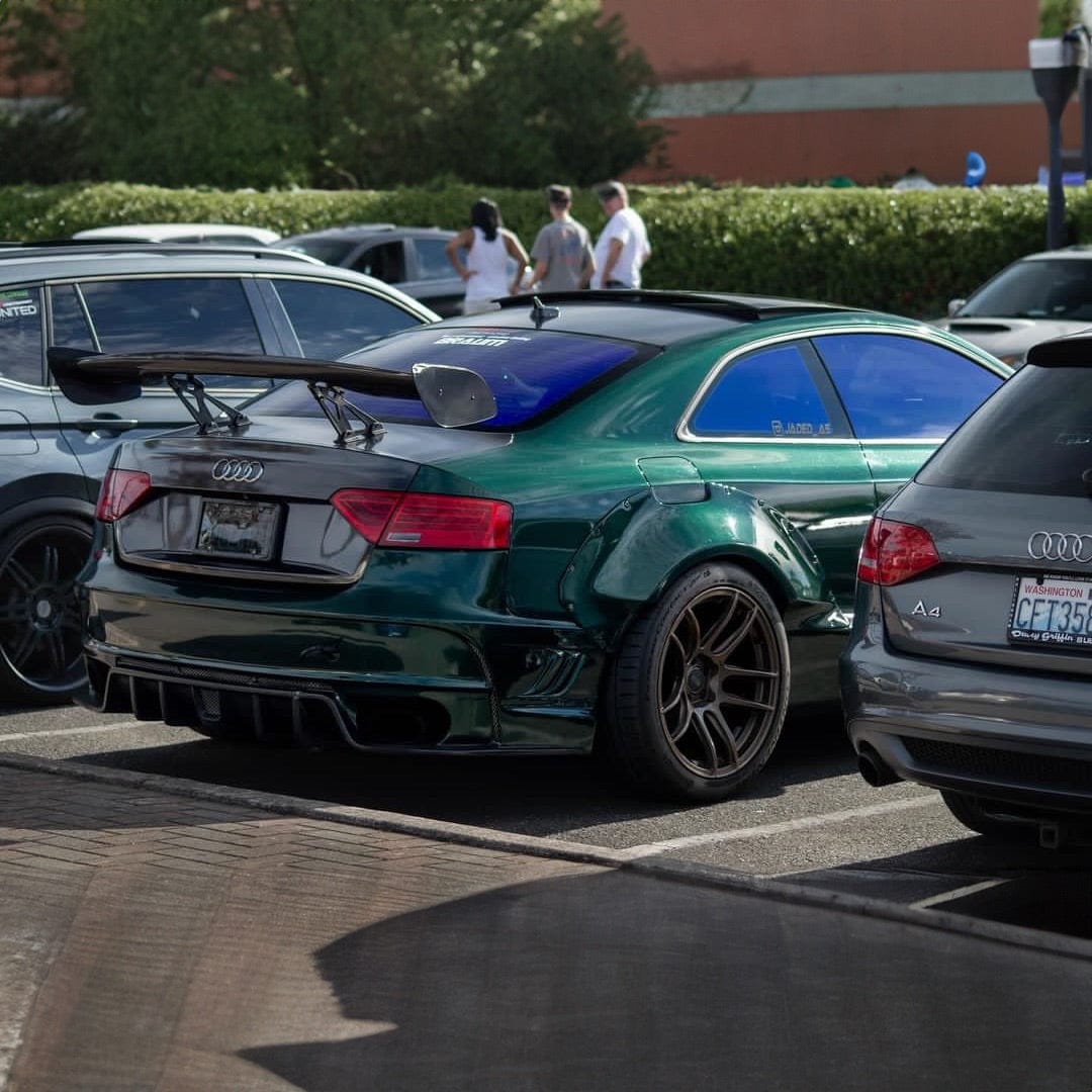 Universal Carbon Fibre Rear Spoiler Wing Kit - Twenty Two Tuning Rear Spoiler