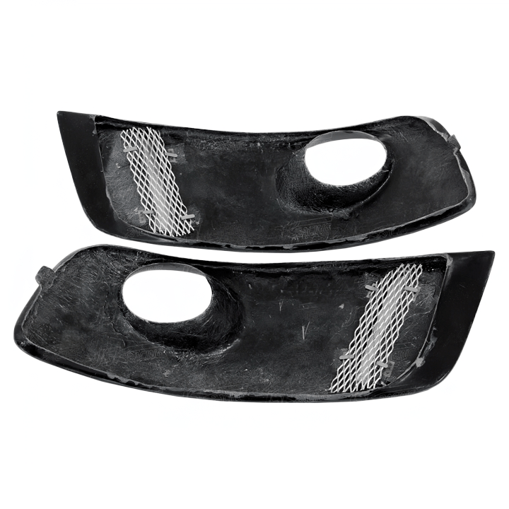 Volkswagen Golf GTI (Mk5) OEM+ Style Carbon Fibre Front Fog Lamp Trims - Twenty Two Tuning Front Canards/Bumper Inserts