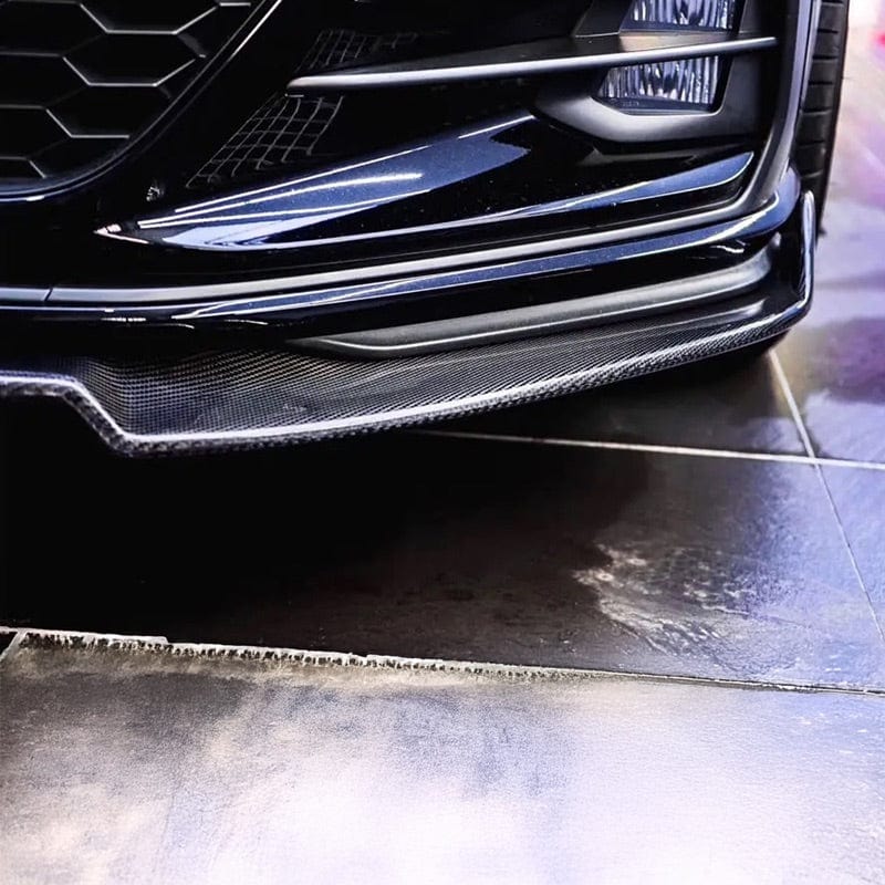 Volkswagen Golf GTI (Mk7.5) ASPEC Style Carbon Fiber Front Lip Spoiler - Twenty Two Tuning Side Skirts