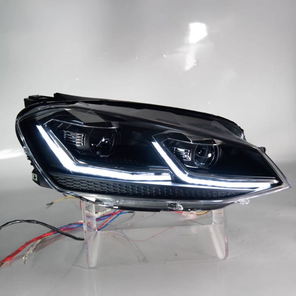 Volkswagen Golf (MK7.5) OEM+ Upgraded LED Headlamps - EXL Design Headlight/Headlamp Replacement