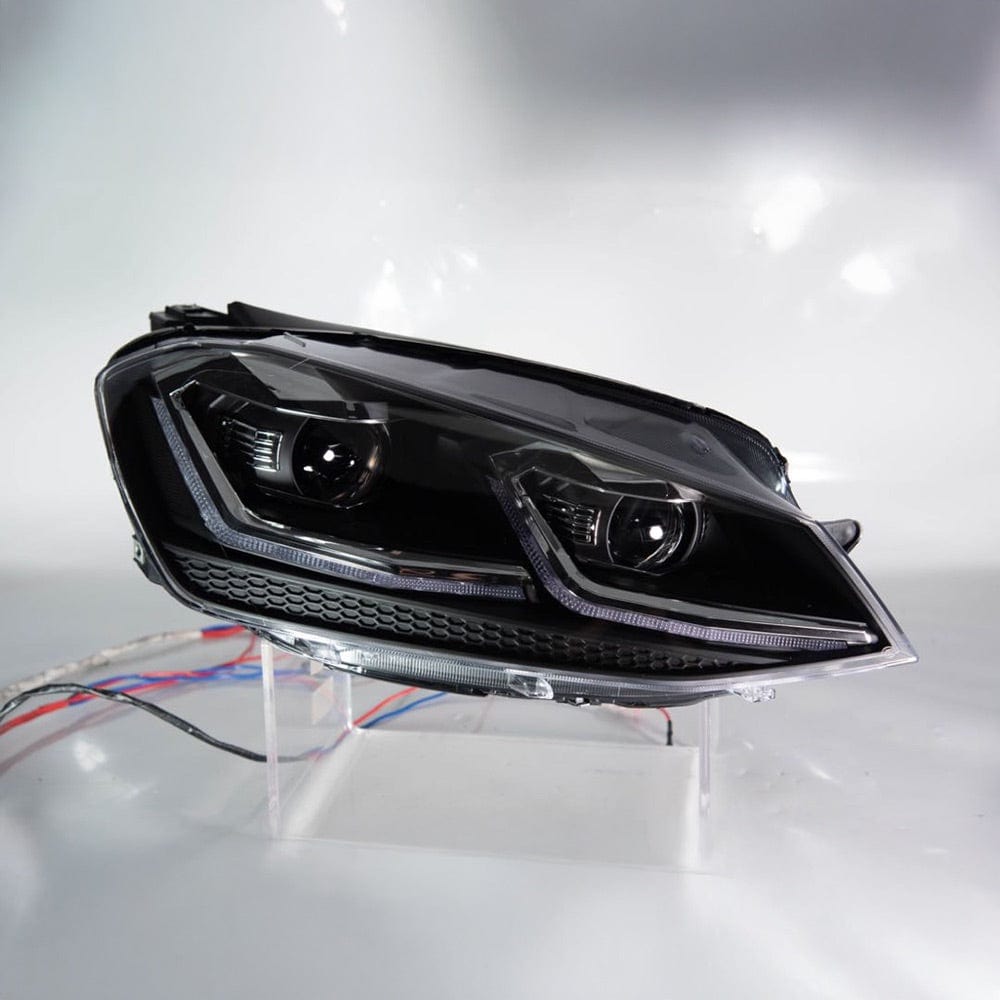 Volkswagen Golf (MK7.5) OEM+ Upgraded LED Headlamps - EXL Design Headlight/Headlamp Replacement