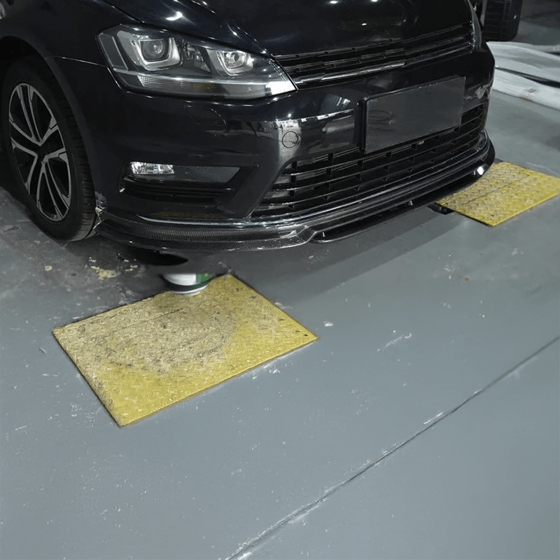 Volkswagen Golf R/Line (Mk7) REVOZPORT Style Carbon Fiber Front Lip Spoiler - Twenty Two Tuning Front Lip