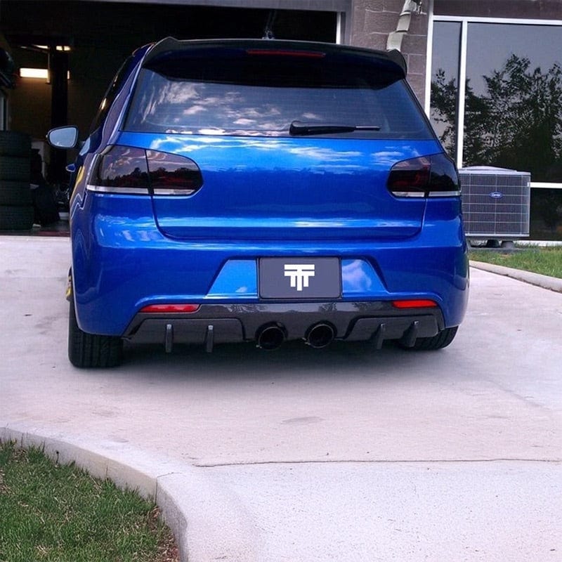 Volkswagen Golf R (Mk6) OSRI Style Carbon Fiber Diffuser - Twenty Two Tuning Rear Diffuser