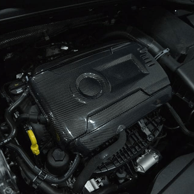 VW/Skoda/Seat (CJX0/CJXB/CJXC) OEM+ Carbon Fiber Engine Cover - Twenty Two Tuning Engine Bay