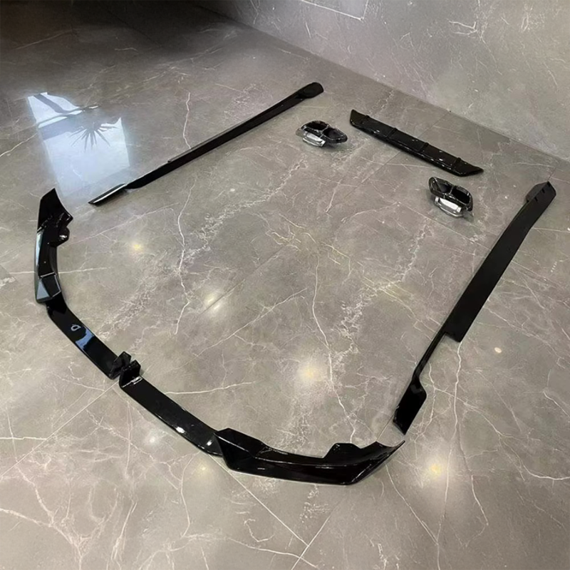 V1 Gloss Black Full Lower Styling Kit Compatible With BMW X6 LCI (G06)